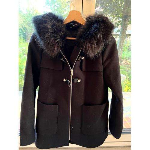 Manteau Noir Zara Achat neuf ou d occasion pas cher Rakuten